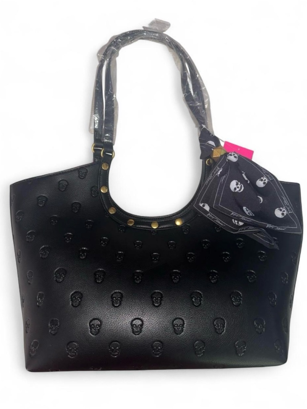 Betsey Johnson Skull Tote Bag